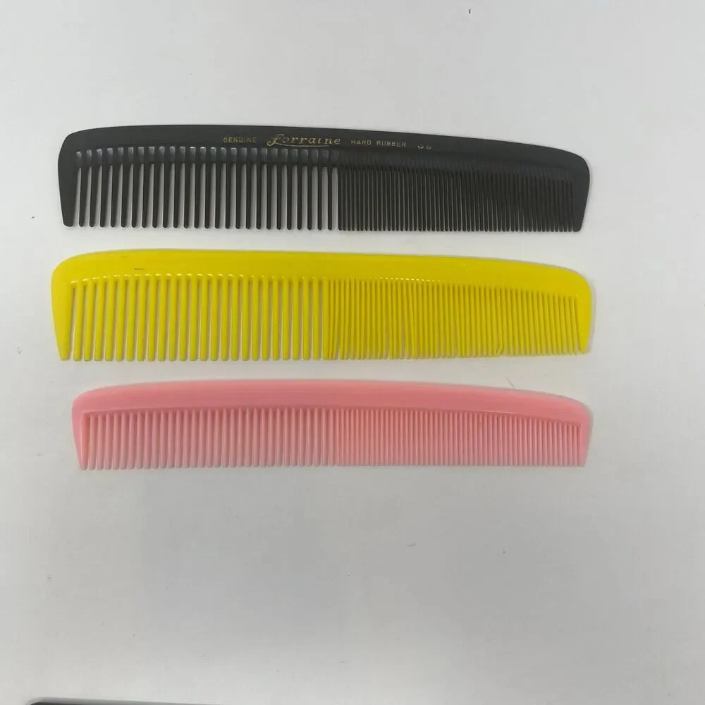 Vintage 16pc Hair Comb Lot‎ ACE Goody Lorraine